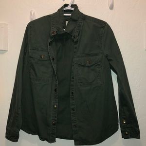 Hunter green utility jacket